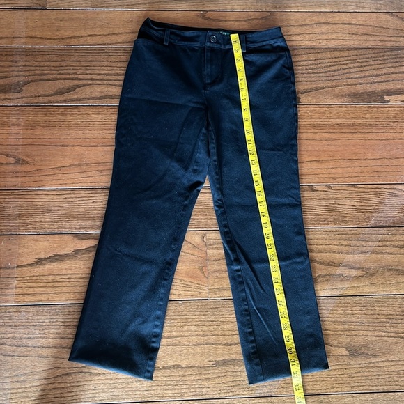 Lauren Ralph Lauren Black Straight Stretch Pants Size 4P - Picture 4 of 9